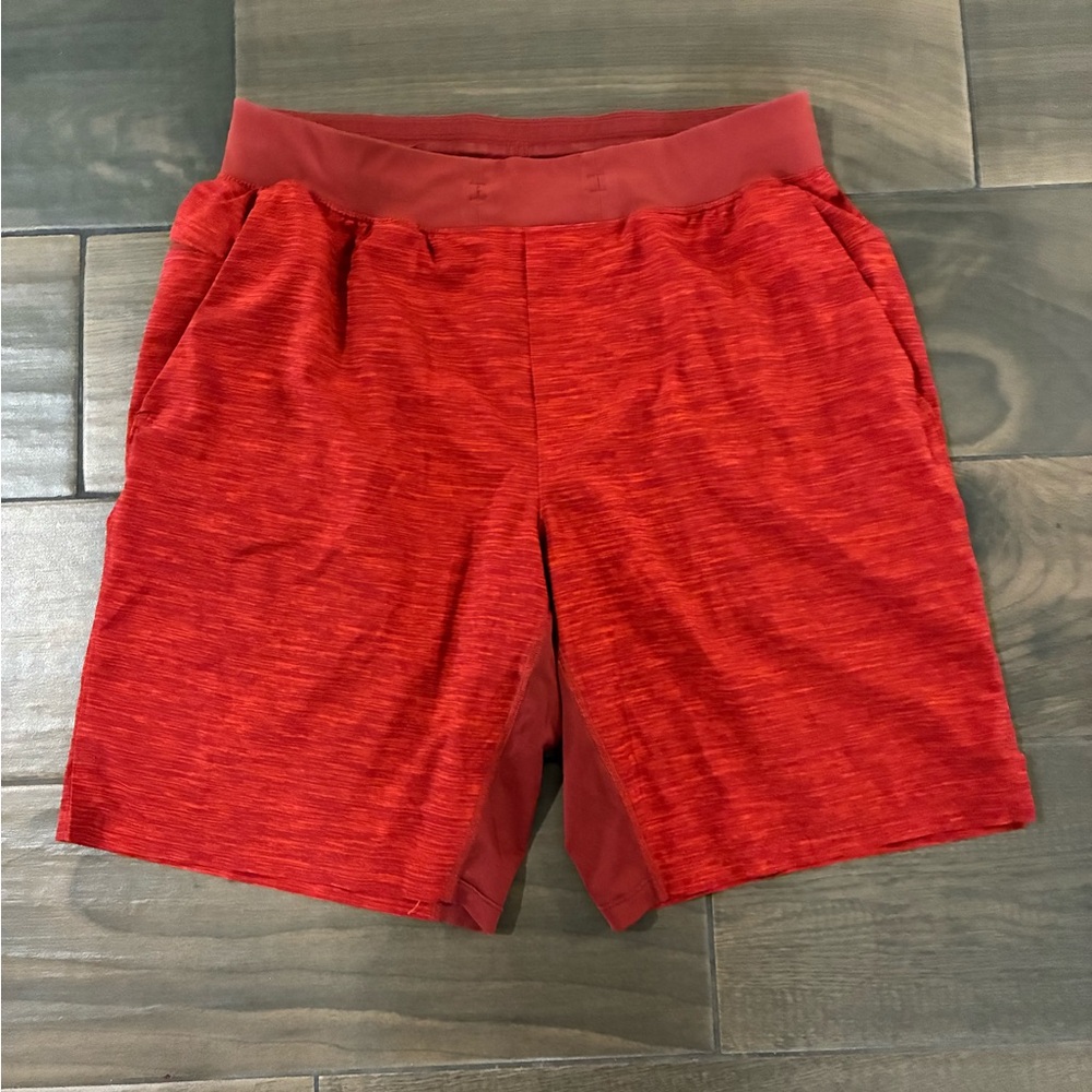 lululemon athletica Men's L Heathered Red Athletic Shorts